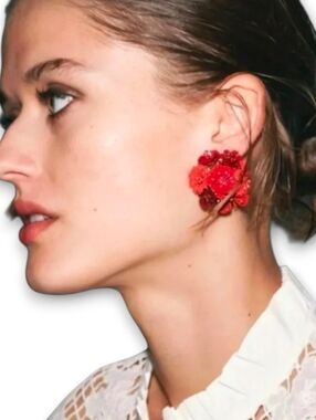ZARA Flower Earrings